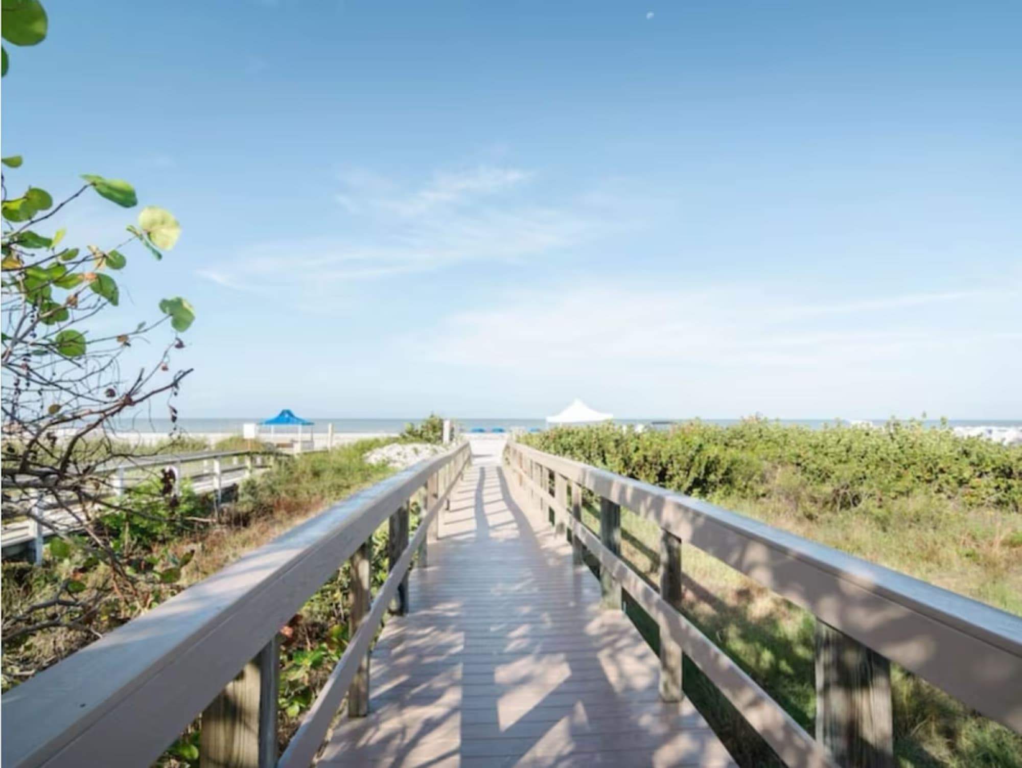 Boardwalk leading to the beach